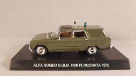 Alfa Romeo  - Giulia 1972 green - 1:43 - Magazine Models - cara039 - magcara039 | Toms Modelautos