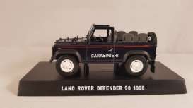 Land Rover  - Defender 90 1998 blue - 1:43 - Magazine Models - cara031 - magcara031 | Toms Modelautos