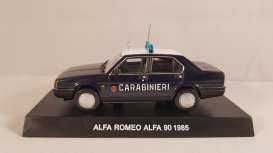 Alfa Romeo  - 90 1985 blue - 1:43 - Magazine Models - cara036 - magcara036 | Toms Modelautos