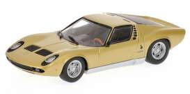 Lamborghini  - 1966 gold - 1:43 - Minichamps - 430103001 - mc430103001 | Toms Modelautos