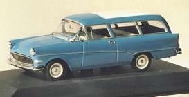 Opel  - 1958 blue - 1:43 - Minichamps - 430043211 - mc430043211 | Toms Modelautos