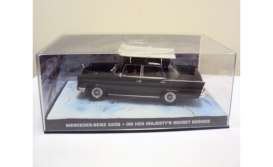 Mercedes Benz  - 1960 black - 1:43 - Magazine Models - JB220s - magJB220s | Toms Modelautos