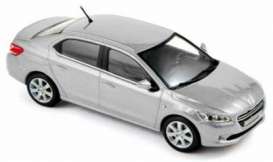 Peugeot  - 2013 silver - 1:43 - Norev - 473102 - nor473102 | Toms Modelautos