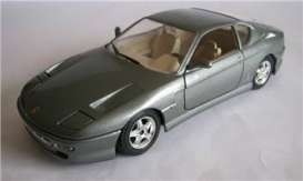 Ferrari  - 1992 grey - 1:24 - Bburago - 1536gy - bura1536gy | Toms Modelautos