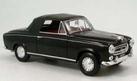 Peugeot  - 1955 black - 1:18 - Welly - 12551Hbk - welly12551Hbk | Toms Modelautos