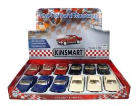 Ford  - Mustang coupe 1965 various - 1:36 - Kinsmart - 5351D - KT5351D | Toms Modelautos