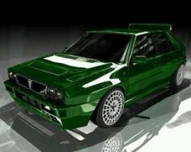 Lancia  - 1991 dark green - 1:18 - Kyosho - 8341DG - kyo8341DG | Toms Modelautos