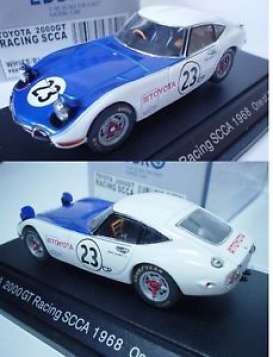Toyota  - 1968 blue/white - 1:43 - Ebbro - ebb43252 | Toms Modelautos