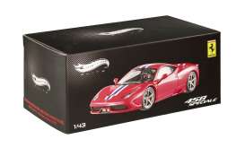 Ferrari  - 2013 red - 1:43 - Hotwheels Elite - mvBLY45 - hwmvBLY45 | Toms Modelautos