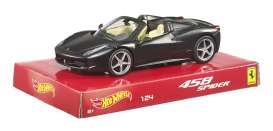 Ferrari  - 2011 matt black - 1:24 - Hotwheels - mvBLY65 - hwmvBLY65 | Toms Modelautos