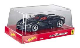 Ferrari  - 2013 matt black - 1:24 - Hotwheels - mvBLY62 - hwmvBLY62 | Toms Modelautos