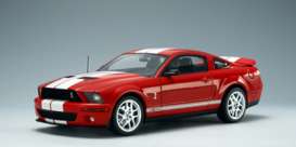 Shelby  - 2008 red/white - 1:18 - AutoArt - 73053 - autoart73053 | Toms Modelautos