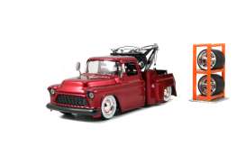 Chevrolet  - 1955 red - 1:24 - Jada Toys - 54027W2-2 - jada54027W2-2 | Toms Modelautos