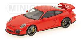 Porsche  - 2012 red - 1:43 - Minichamps - 410062020 - mc410062020 | Toms Modelautos