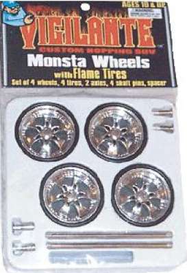 Wheels &amp; tires Rims & tires - chrome - 1:24 - Little Wheels - lwd111 | Toms Modelautos