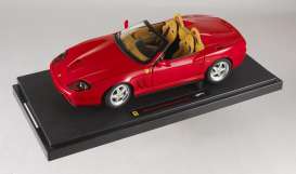 Ferrari  - 2001 red - 1:18 - Hotwheels Elite - mvN2054 - hwmvN2054 | Toms Modelautos