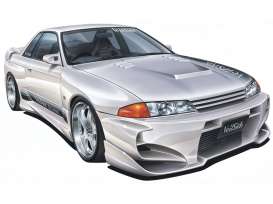 Nissan - Veilside Combat BNR32 Skyline 1990 - 1:24 - Aoshima - 05709 - abk15709 | Tom's Modelauto's Nissan - Veilside Combat BNR32 Skyline 1990 - 1:24 - Aoshima - 05709 - abk15709 | Tom's Modelauto's