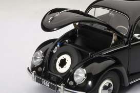 Volkswagen  - 1955 black - 1:18 - AutoArt - 79776 - autoart79776 | Toms Modelautos