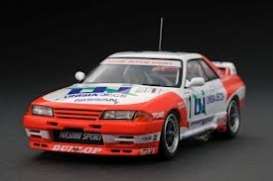 Nissan  - 1993 white/red - 1:43 - HPi - hpi8609 | Toms Modelautos