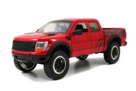 Ford  - 2011 glossy red - 1:24 - Jada Toys - 96867r - jada96867r | Toms Modelautos