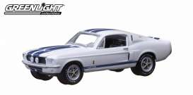 Shelby  - 1967 white/blue - 1:64 - GreenLight - 13080F - gl13080F | Toms Modelautos