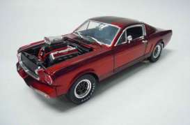 Shelby  - 1965 candy red/silver - 1:18 - Shelby Collectibles - shelby117-1 | Toms Modelautos