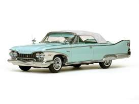 Plymouth  - 1960 white/aqua mist - 1:18 - SunStar - 5411 - sun5411 | Toms Modelautos