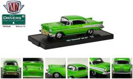 Chevrolet  - 1957 green - 1:64 - M2 Machines - 11228-23-3 - M2-11228-23-3 | Toms Modelautos