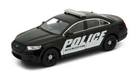 Ford  - black/white - 1:24 - Welly - 24045bk - welly24045bk | Tom's Modelauto's