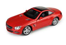 Mercedes Benz  - 2012 red - 1:34 - Welly - 43662H - Welly43662H | Toms Modelautos