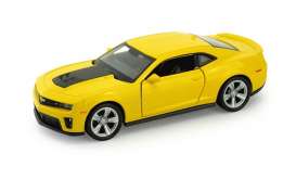 Chevrolet  - Camaro ZL1 yellow - 1:34 - Welly - 43667y - welly43667 | Toms Modelautos