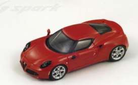 Alfa Romeo  - 2013 red - 1:43 - Spark - s3893 - spas3893 | Toms Modelautos