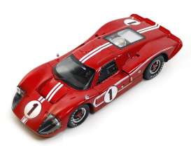 Ford  - 1967 red/white - 1:18 - Shelby Collectibles - shelby423 | Tom's Modelauto's