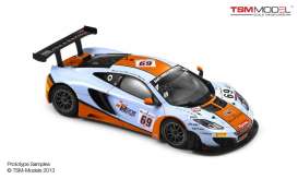 McLaren  - 2013 light blue/orange - 1:18 - TrueScale - m141822R - tsm141822R | Toms Modelautos