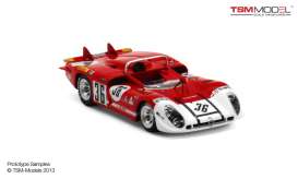 Alfa Romeo  - 1970 red/white - 1:43 - TrueScale - m144312 - tsm144312 | Toms Modelautos