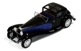 Bugatti  - 1928 black/dark blue - 1:43 - IXO Museum - ixmus053 | Toms Modelautos