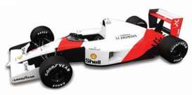 McLaren  - 1991 white/red - 1:43 - TrueScale - m144334 - tsm144334 | Toms Modelautos