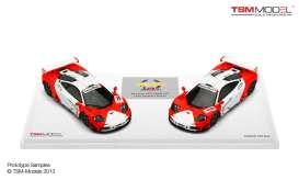 McLaren  - 1996 white/red - 1:43 - TrueScale - m144332 - tsm144332 | Toms Modelautos