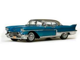 Cadillac  - 1957 lake placid blue - 1:18 - SunStar - 4011 - sun4011 | Toms Modelautos