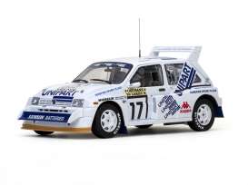 MG  - 1986 white/blue - 1:18 - SunStar - 5535 - sun5535 | Toms Modelautos