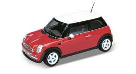 Mini  - red - 1:18 - Welly - 19851r - welly19851r | Toms Modelautos