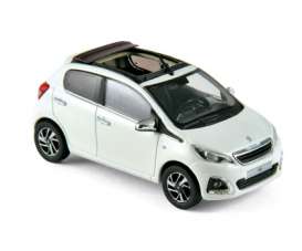 Peugeot  - 2014 white/red - 1:43 - Norev - 470181 - nor470181 | Toms Modelautos