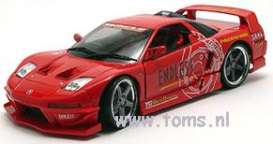 Honda  - 2003 red - 1:18 - Muscle Machines - musm89003r | Toms Modelautos