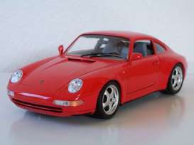Porsche  - 1993 red - 1:18 - Bburago - 3050 - bura3050 | Toms Modelautos