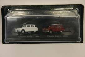 Citroen  - 1964 white and burgundy - 1:87 - Magazine Models - CIberlineset - magCIberlineset | Toms Modelautos
