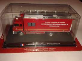 Fire-engine  - 2005 red - 1:80 - Magazine Models - fireRisque - magfireRisque | Toms Modelautos