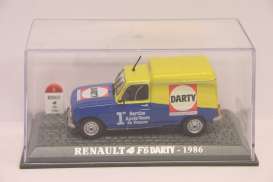 Renault  - blue/yellow - 1:43 - Magazine Models - RE4darty - magRE4darty | Toms Modelautos