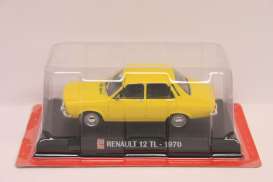 Renault  - 1970 yellow - 1:43 - Magazine Models - AP12 - magAP12 | Toms Modelautos