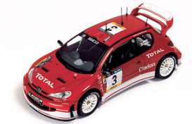 Peugeot  - 2003 red - 1:43 - IXO Models - ram129 - ixram129 | Toms Modelautos