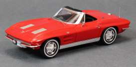 Chevrolet  - Corvette Stingray 1963 red metallic - 1:43 - Spark - s2969 - spas2969 | Toms Modelautos